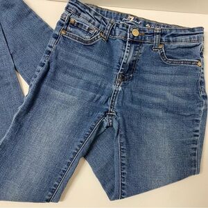 7 For All Mankind Girls Skinny Jeans Size 14 EUC Big Kids